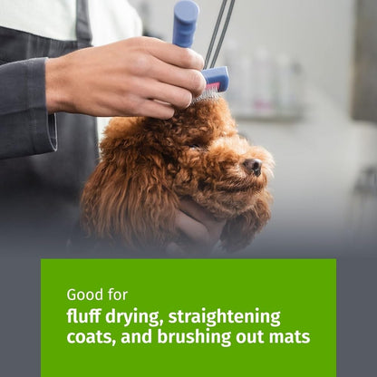 Tuffer than Tangles Dog Grooming Slicker Brush - Medium Size with Angled Pins for Dematting & Undercoat Removal, Ideal for Doodle Breeds, Comfort Grip Handle