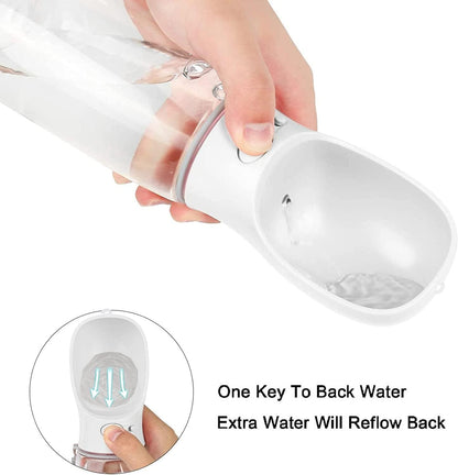 Dog Water Bottle - Large Portable Dog Water Bottle 550Ml Water Feeder Leak Proof Portable Puppy Water Dispenser with Drinking Feeder for Pets Outdoor Walking, Hiking, Travel, for Pets